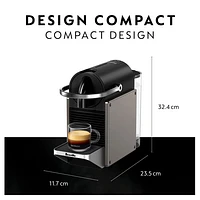 Nespresso Pixie Pod Espresso Machine - Titan