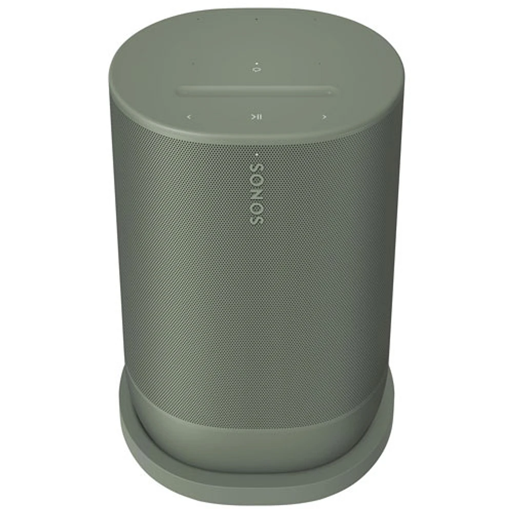 Haut-parleur intelligent portatif durable Move 2 de Sonos - Olive - Partenaire de détail exclusif