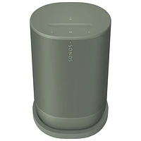 Haut-parleur intelligent portatif durable Move 2 de Sonos - Olive - Partenaire de détail exclusif