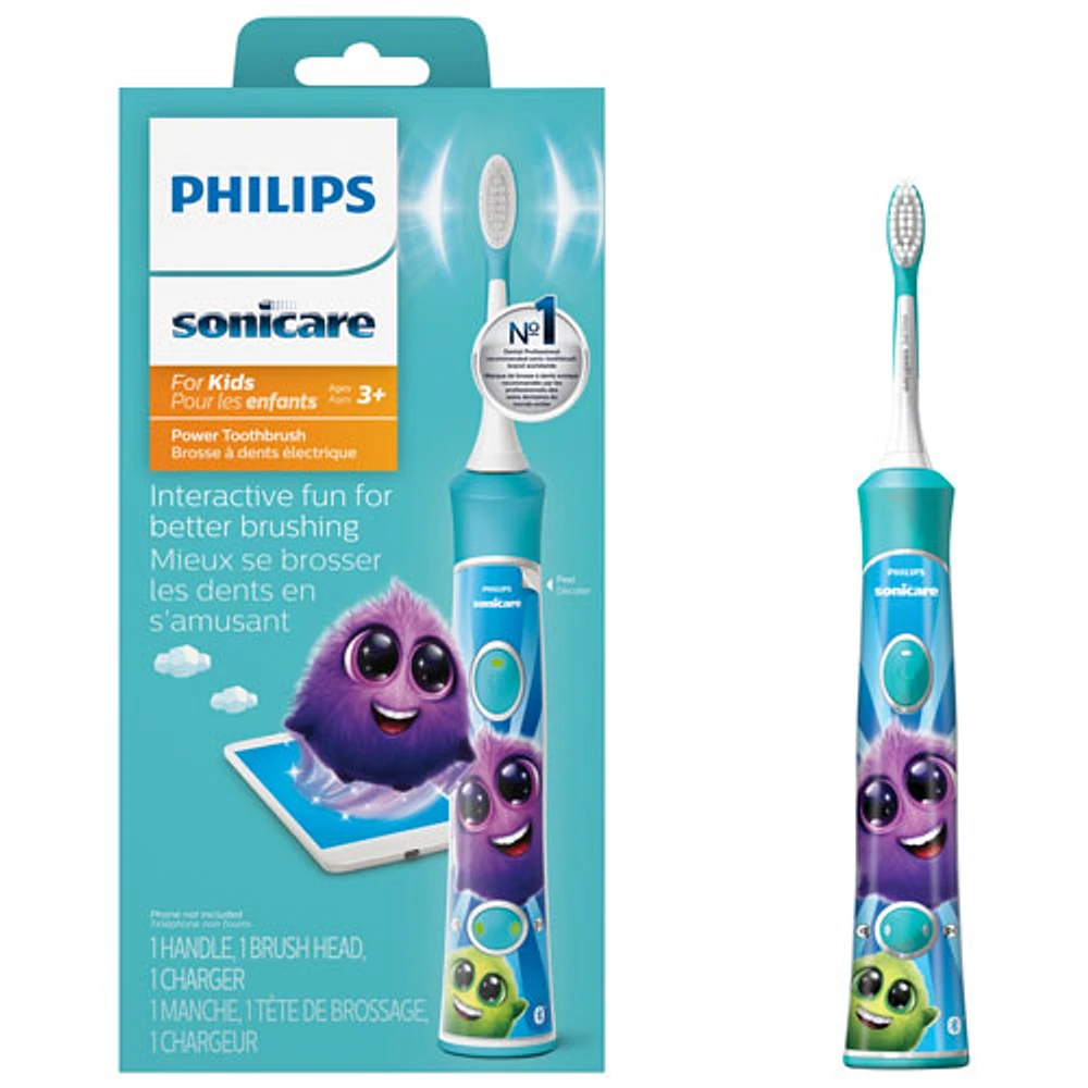 Philips Sonicare for Kids Electric Toothbrush (HX6321/02) - Aqua