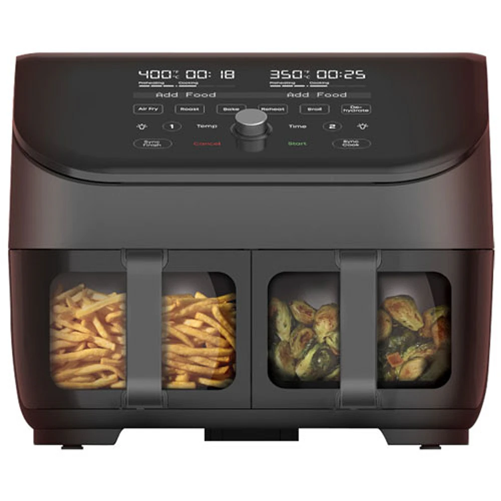 Instant Pot 8-in-1 Vortex Plus Dual Zone Air Fryer - 8.2kg/8Qt - Black