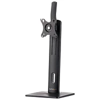 StarTech 32" Ergonomic Single Monitor Standing Mount - Black