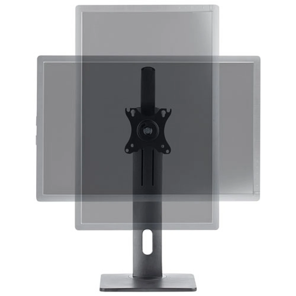StarTech 32" Ergonomic Single Monitor Standing Mount - Black