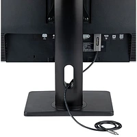 StarTech 32" Ergonomic Single Monitor Standing Mount - Black