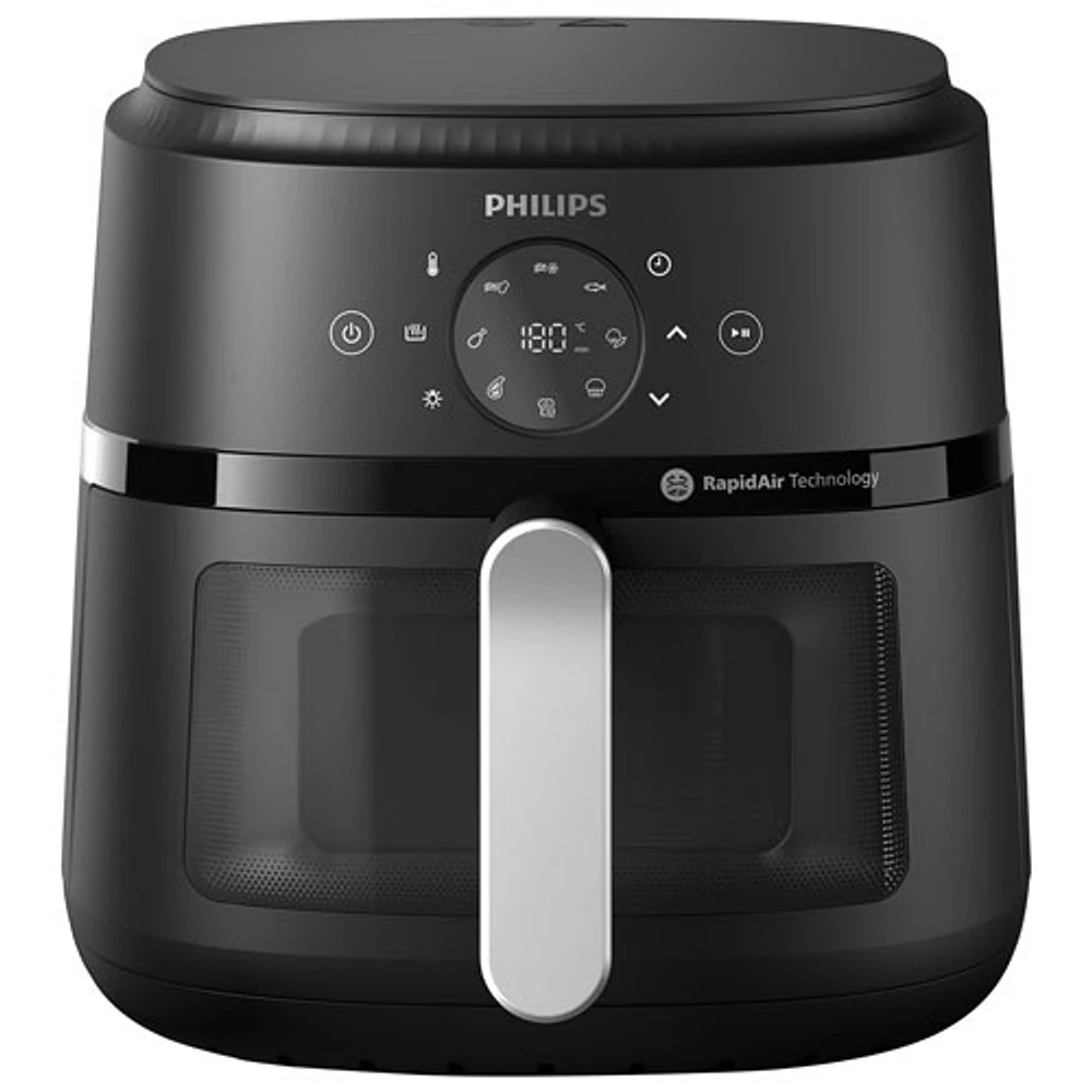 Friteuse à air chaud avec fenêtre série 2000 de Philips - 6,6 pte - Noir - Exclusivité de Best Buy