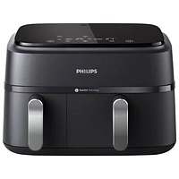 Philips 3000 Series Dual Basket Air Fryer - 9QT - Black