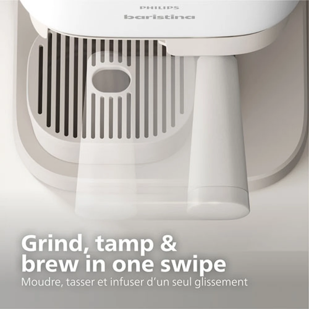 Philips Baristina Automatic Espresso Machine - White