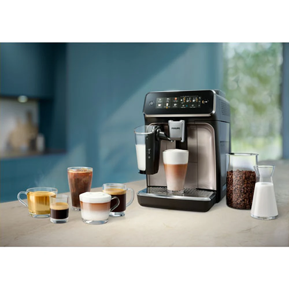 Philips 3300 Fully Automatic Espresso Machine - Black/Silver