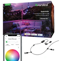 Nanoleaf Matter Smart 15m (49 ft) Multicolour Outdoor String Lights - 20 Lights - Exclusive Retail Partner