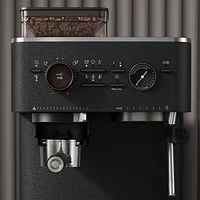 Machine à espresso semi-automatique avec moulin à café de KitchenAid - Noir fonte