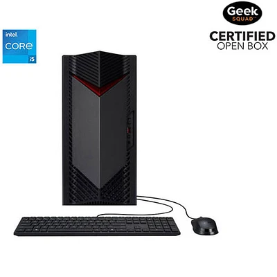 Open Box - Acer Nitro N50 Gaming PC - Black (Intel Core i5-13400F/512GB SSD/8GB RAM/NVIDIA GTX 1650)
