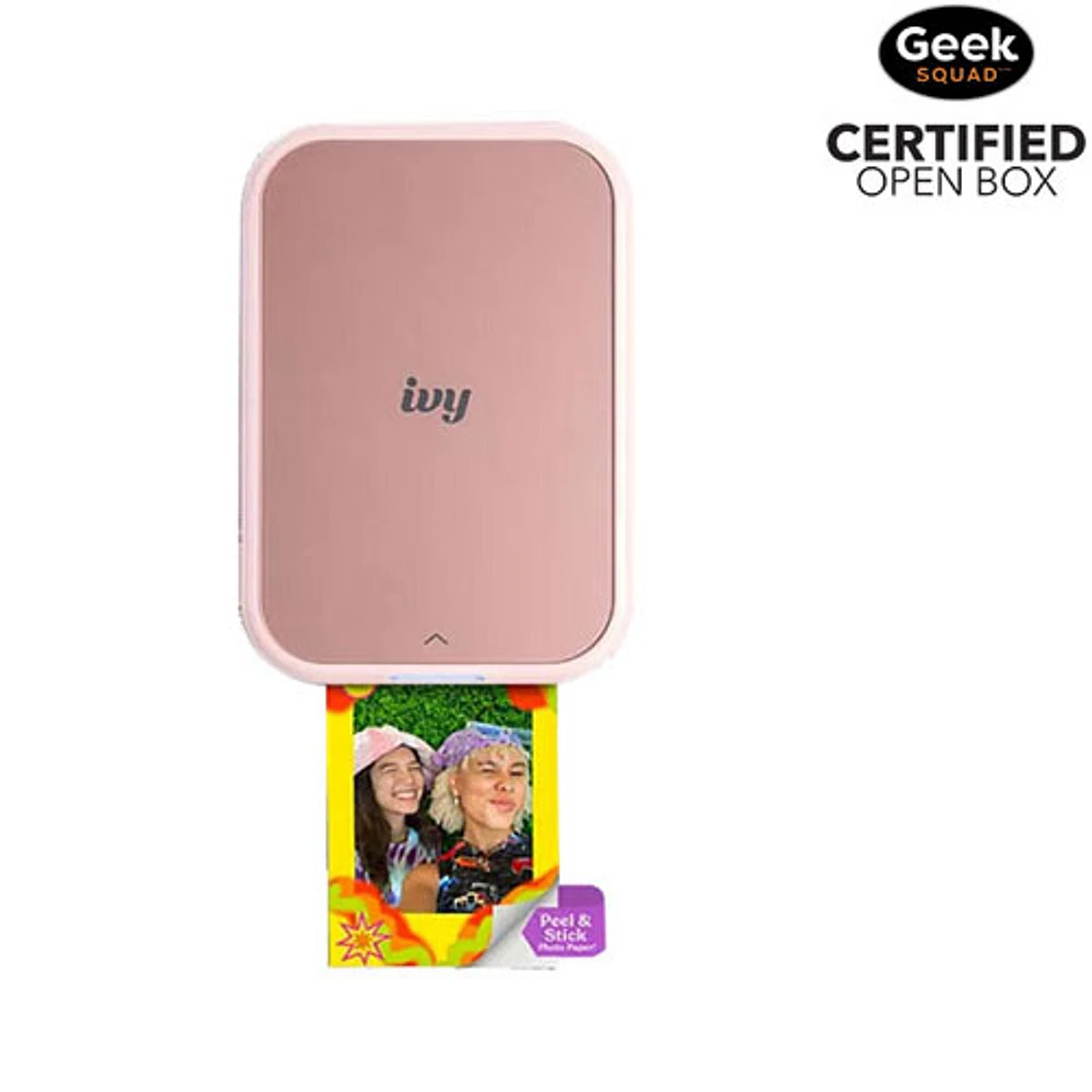 Open Box - Canon IVY 2 Mini Wireless Photo Printer - Blush Pink