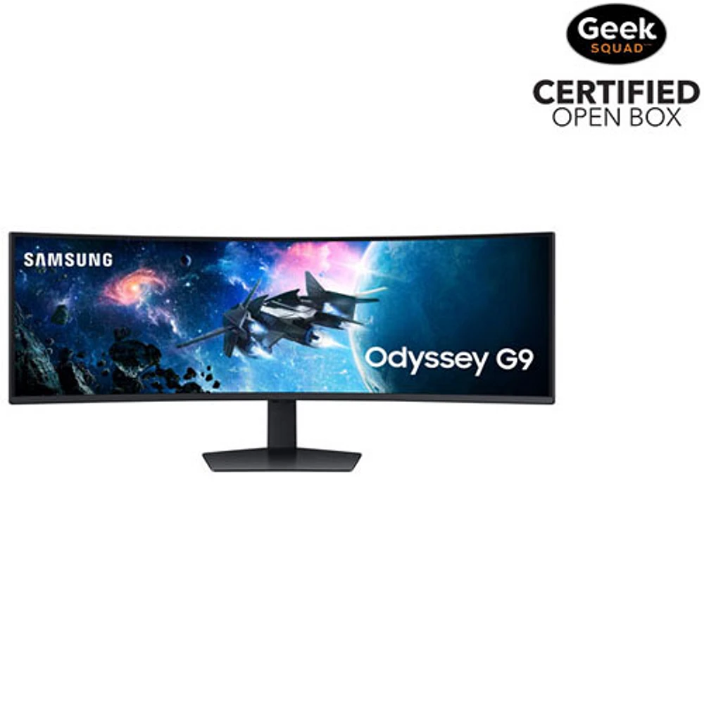 Open Box - Samsung 49" 240Hz 1ms GTG Curved VA LED FreeSync Gaming Monitor - Black