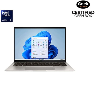 Open Box - ASUS Zenbook S 13 13.3" OLED Laptop - Basalt Grey (Intel Core Ultra 7 155U/1TB SSD/16GB RAM) - En