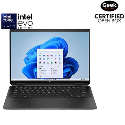 Boîte ouverte - Portable 2-en-1 à écran tactile de 14 po Spectre x360 de HP (Evo Core Ultra 7 155H d'Intel/SSD 2 To/RAM 32 Go)