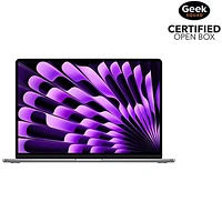 Open Box - Apple MacBook Air 15" w/ Touch ID (2024) - Space Grey (Apple M3 Chip / 256GB SSD / 8GB RAM) - English