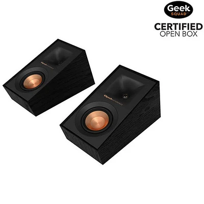 Open Box - Klipsch R40SA 200-Watt Bookshelf Speaker - Pair - Black