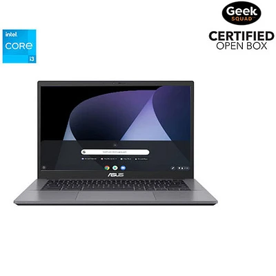 Open Box - ASUS CX34 14" Touchscreen Chromebook Plus - Black/Grey (Intel Core i3-1215U/128GB/8GB RAM/ChromeOS)