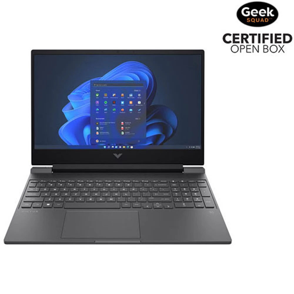 Boîte ouverte - Portable de jeu de 15,6 po Victus de HP - Argenté mica (Ryzen 5 7535HS d'AMD/SSD 1 To/RAM 16 Go/GeForce RTX 2050)