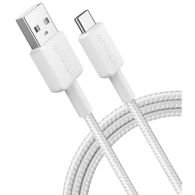 Câble tissé USB-A à USB-C de 1,8 m (5,9 pi) d'Anker (A81H6H21-5)