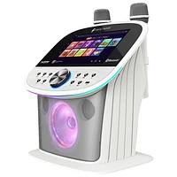 Singing Machine WiFi & Bluetooth Karaoke System with Wireless Microphones (ISM9022) - White- Only at Best Buy