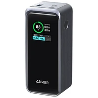 Anker Prime 20000 mAh 200W USB-A/USB-C Power Bank with Smart Display - Black