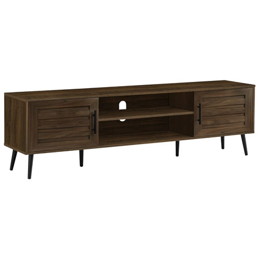 Monarch 72" TV Stand with 2 Cabinets - Brown