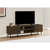 Monarch 72" TV Stand with 2 Cabinets - Brown