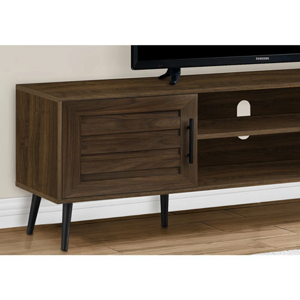 Monarch 72" TV Stand with 2 Cabinets - Brown