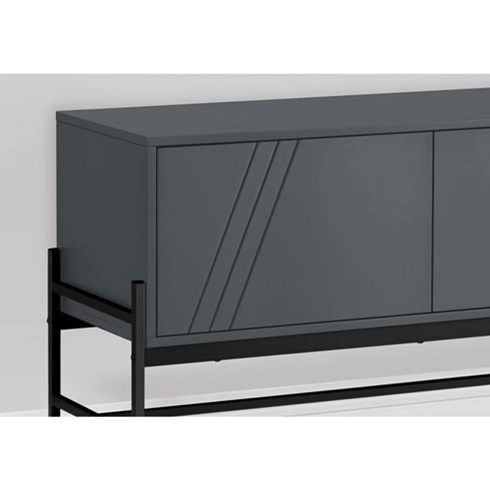 Monarch 60" TV Stand with Storage Cabinet