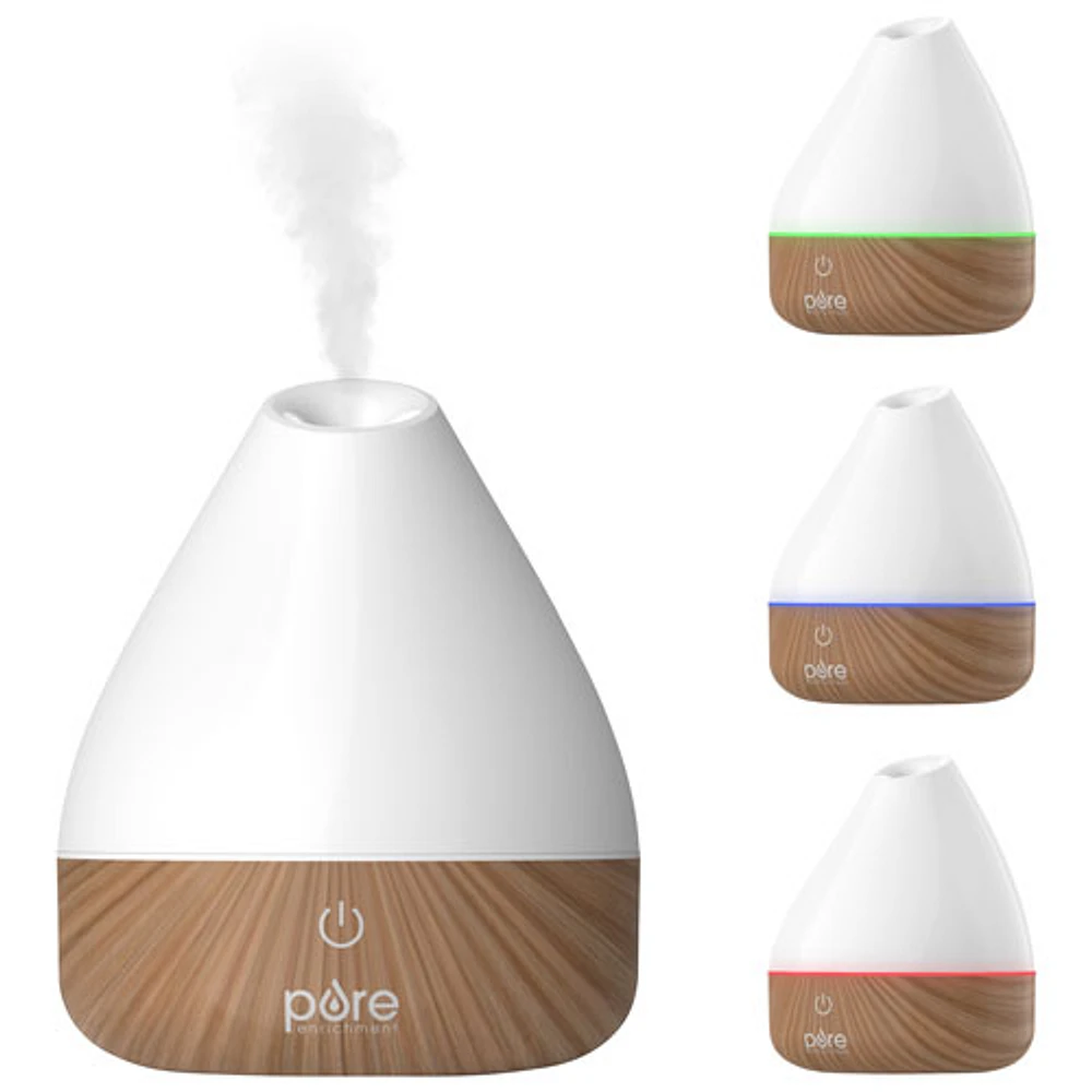 PureSpa Natural Essential Oil Diffuser with Colour-Changing Lighting