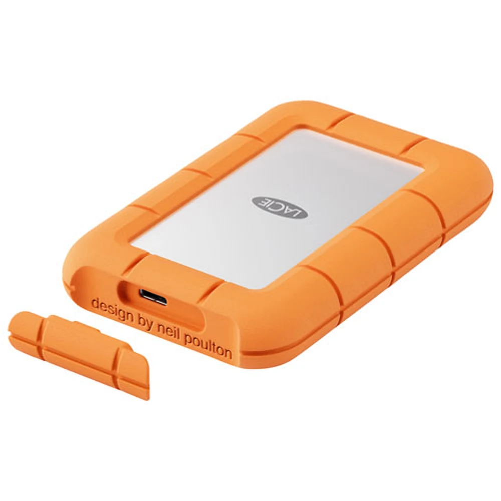 Seagate LaCie Rugged Mini Portable 2TB USB-C External Solid State Drive (STMF2000400)