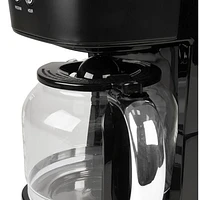 Haden Programmable Drip Coffee Maker - 12-Cup - Black/Chrome