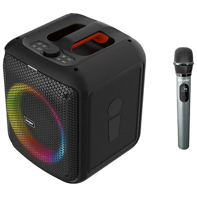 Energizer BTS458 Portable Bluetooth Speaker with Wireless Mic - Black