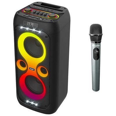 Energizer BTS566 Portable Bluetooth Speaker with Wireless Mic - Black