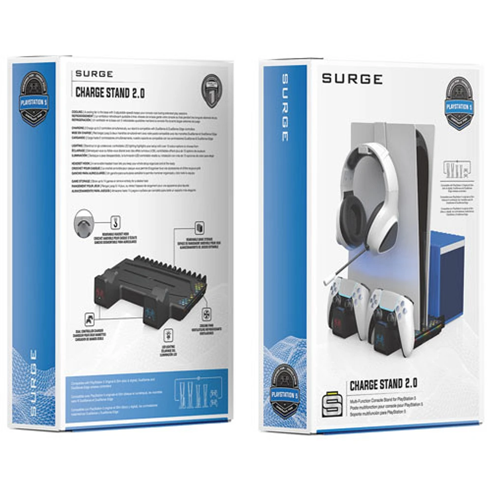 Surge Multi-Function Charge Stand for PS5 - Black