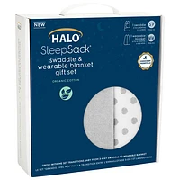 Halo Grow-With-Me SleepSack Swaddle & Wearable Blanket Gift Set