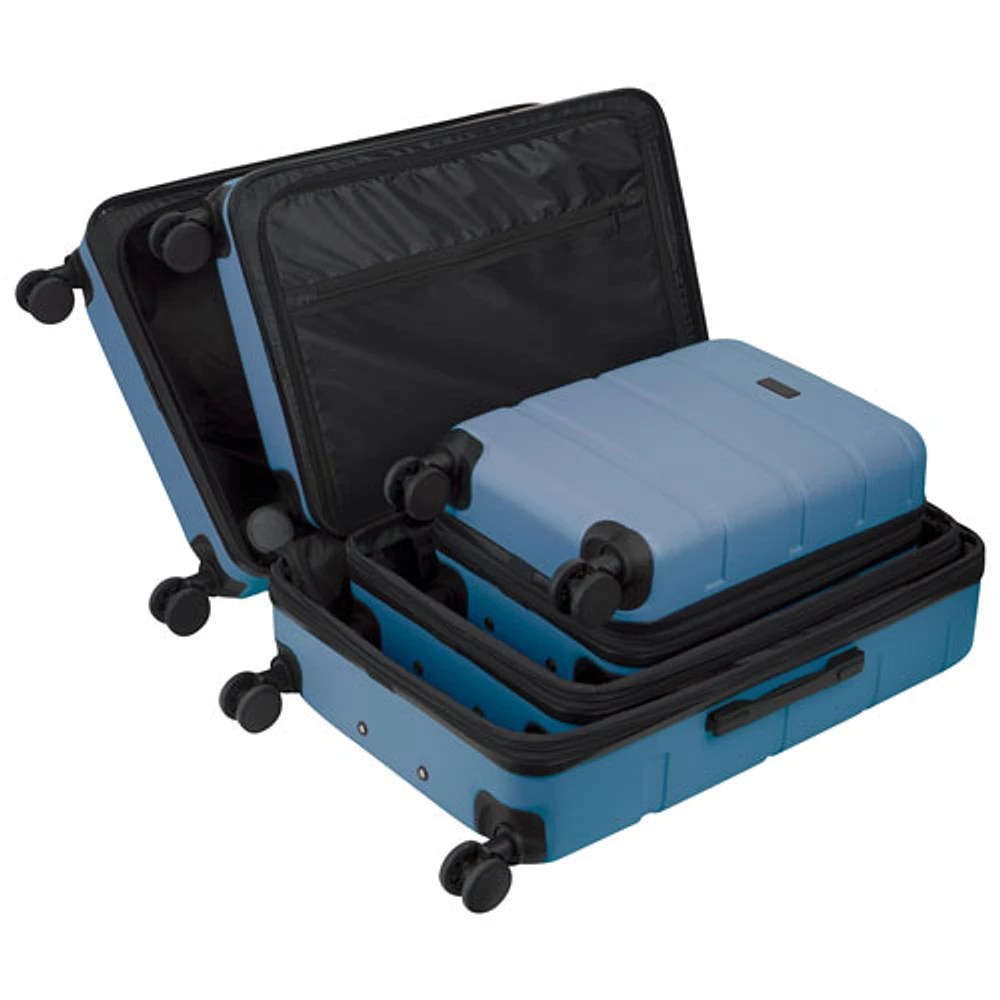 Bugatti Barcelona 3-Piece Hardside Luggage Set - Blue