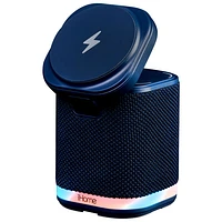 iHome iPBT50 Bluetooth Speaker with Dual Wireless Charging & Mood Light