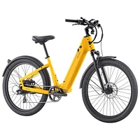 Velotric Discover 1 Step-Through Commuter Electric Bike (500W Motor / 105km Range / 32km/h Top Speed) - Yellow - Exclusive Retail Partner