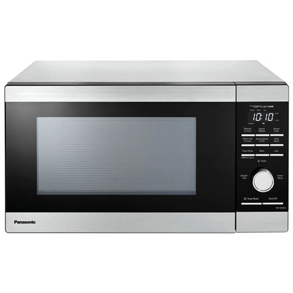 Panasonic Genius 1.3 Cu. Ft. Microwave (NNSD66LSC) - Silver