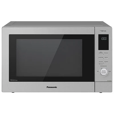 Panasonic Genius 1.2 Cu. Ft. Convection Microwave (NNCD87KSC) - Silver