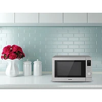 Panasonic Genius 1.2 Cu. Ft. Convection Microwave (NNCD87KSC) - Silver