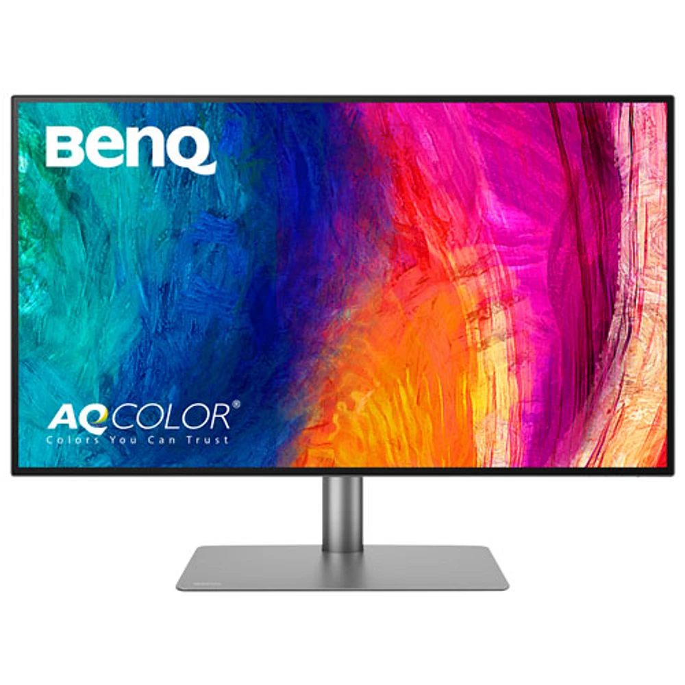 BenQ 31.5" 4K Ultra HD 60Hz 5ms GTG IPS LCD Monitor (PD3225U) - Metallic Grey