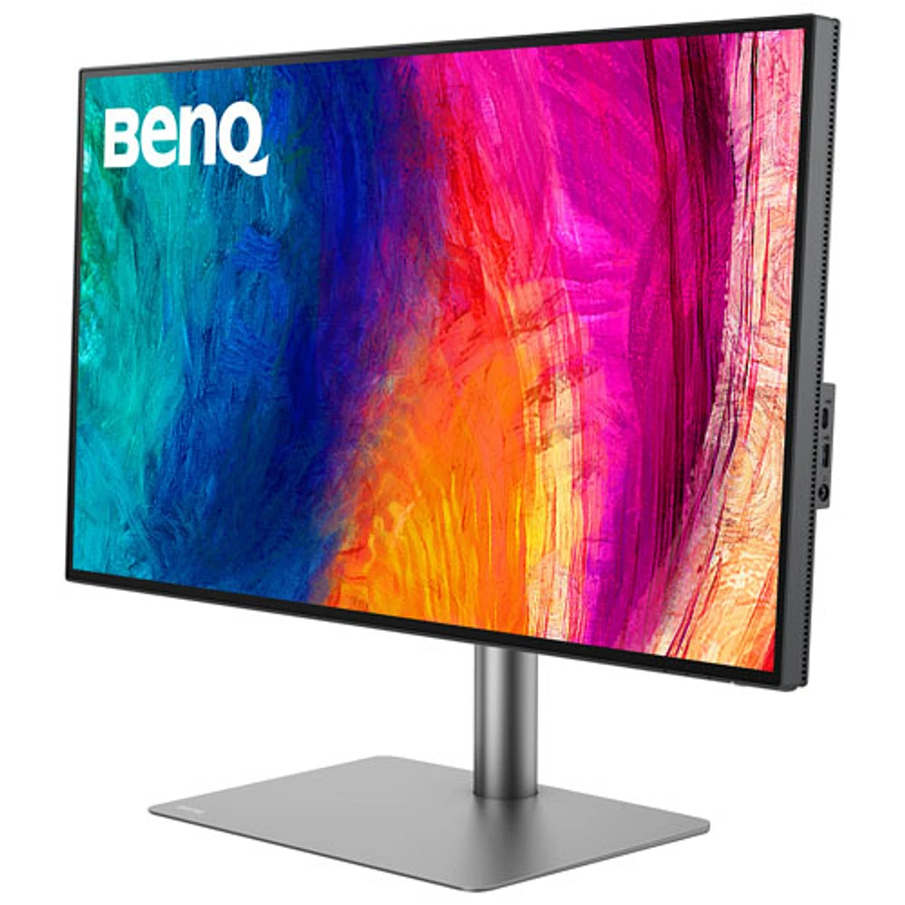Moniteur ACL IPS Ultra HD 4K 60 Hz de 31,5 po de BenQ avec temps de réponse de 5 ms gris à gris (PD3225U) - Gris métallique