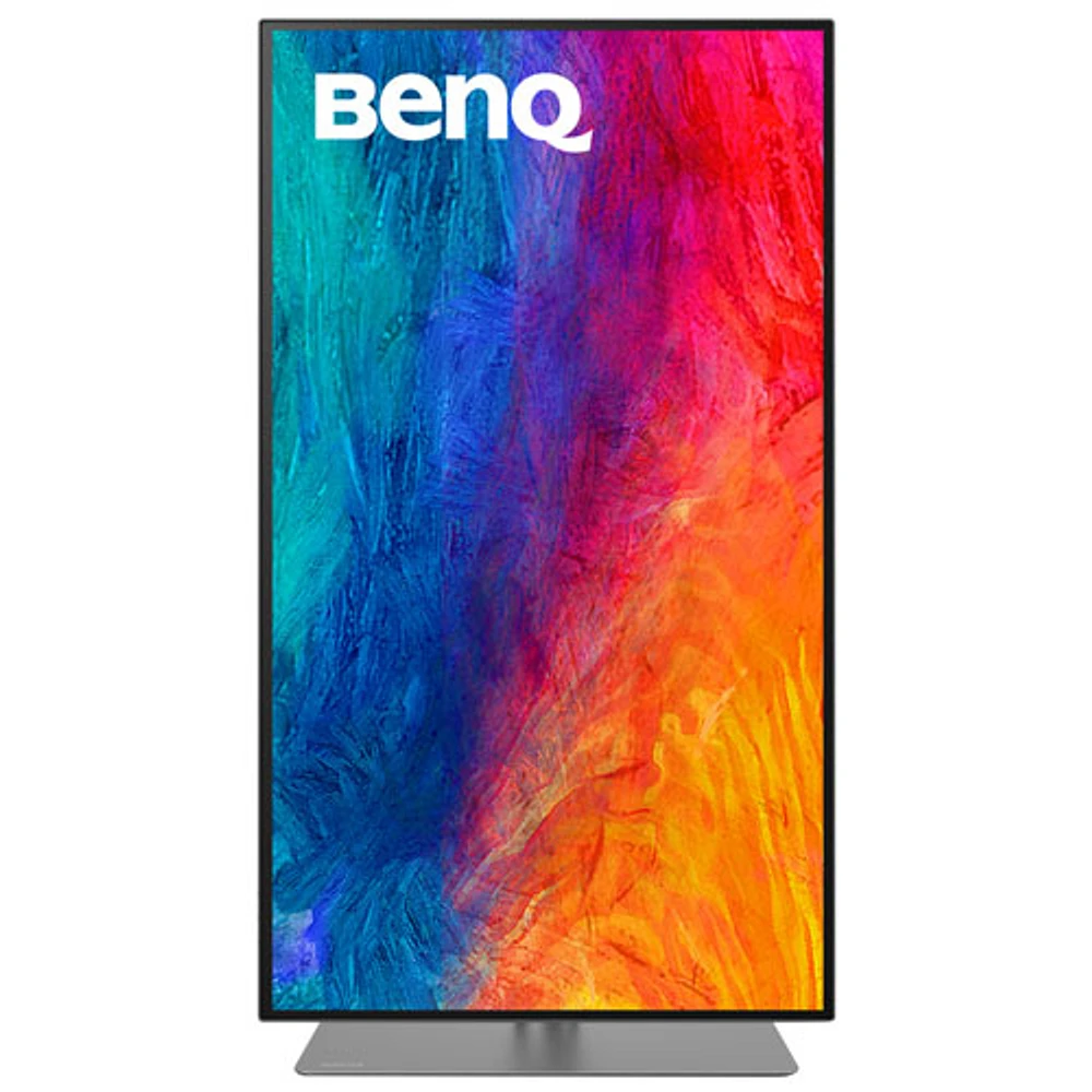 Moniteur ACL IPS Ultra HD 4K 60 Hz de 31,5 po de BenQ avec temps de réponse de 5 ms gris à gris (PD3225U) - Gris métallique