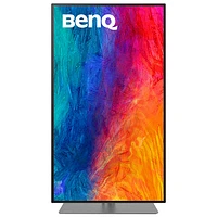 Moniteur ACL IPS Ultra HD 4K 60 Hz de 31,5 po de BenQ avec temps de réponse de 5 ms gris à gris (PD3225U) - Gris métallique