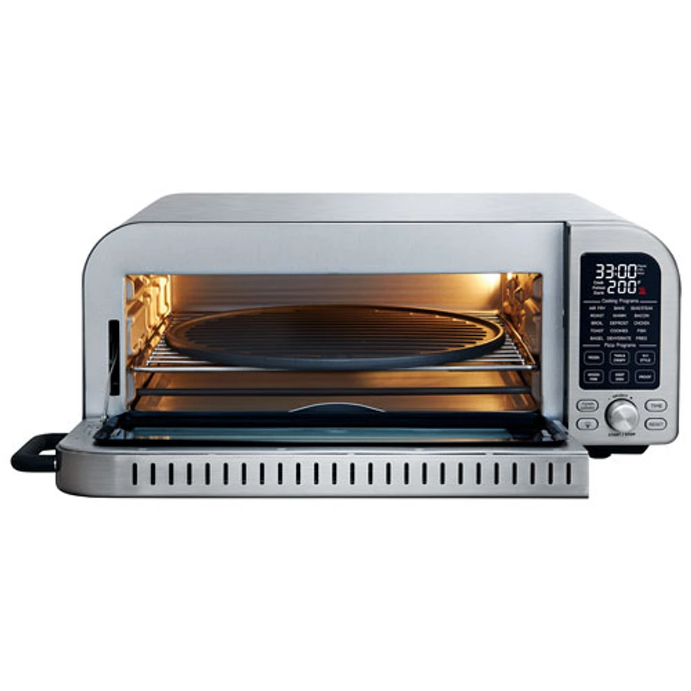 Four à pizza d'intérieur Professional avec pelle à pizza de Salton - 0,63 pi³/18 l - Acier inoxydable
