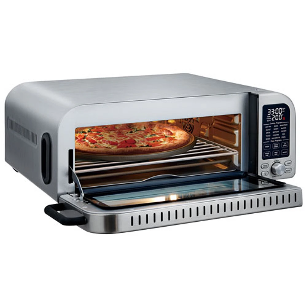 Salton Professional Indoor Pizza Oven with Pizza Peel - 0.63 Cu. Ft./18L - Stainless Steel