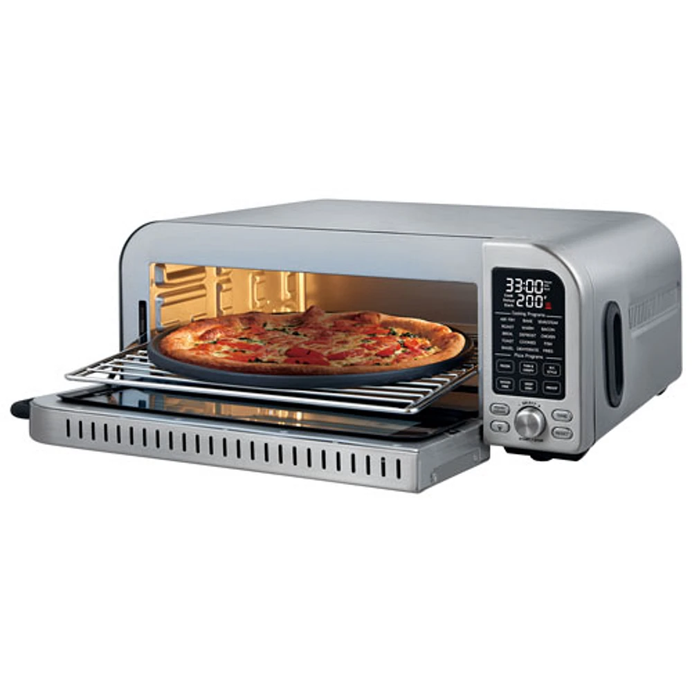 Salton Professional Indoor Pizza Oven with Pizza Peel - 0.63 Cu. Ft./18L - Stainless Steel